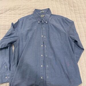 J. Crew Classic Blue Casual Shirt